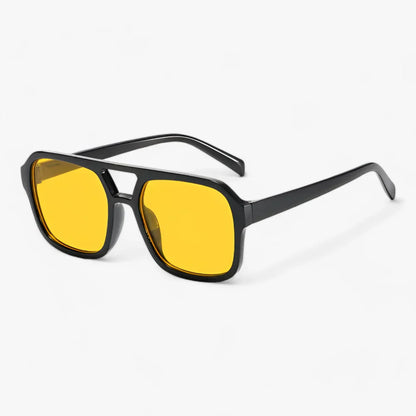 TINATII | Vintage Quadratische Sonnenbrille - Stilvoller Augenschutz für jeden Anlass