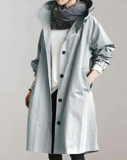 TINATII | Stilvoller, wasserdichter Trenchcoat für Damen