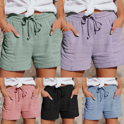 TINATII | Stylische Damen Sommer Shorts aus Baumwolle