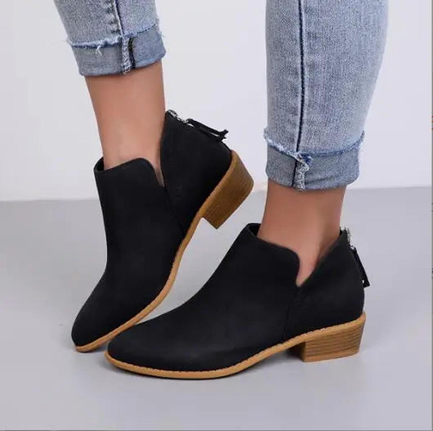 TINATII | Stylische Wildleder Stiefeletten für Damen