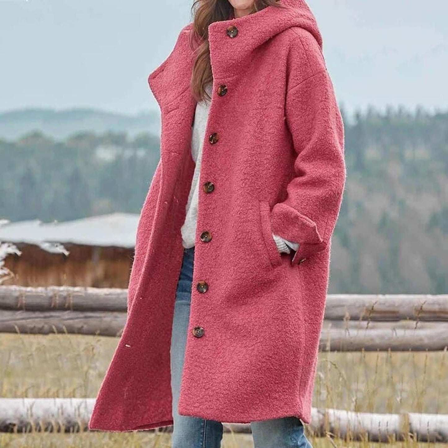 TINATII | Trendige Warme Jacke – Stilvoller Mantel für Herbst und Winter