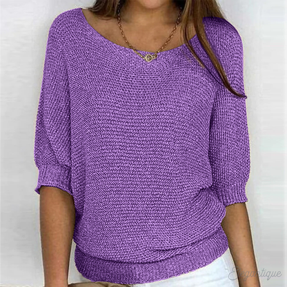 TINATII | Pullover Summer Breeze – Leichter Strickpullover für Damen