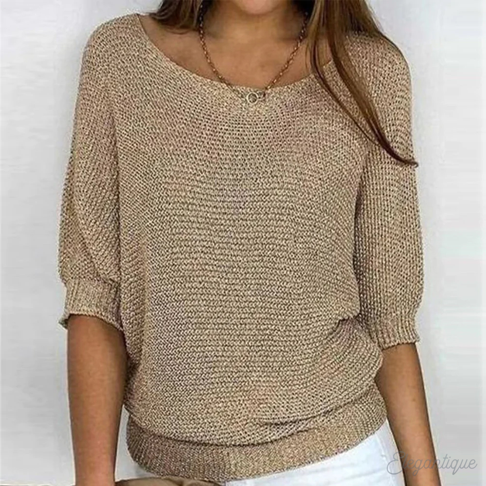 TINATII | Pullover Summer Breeze – Leichter Strickpullover für Damen