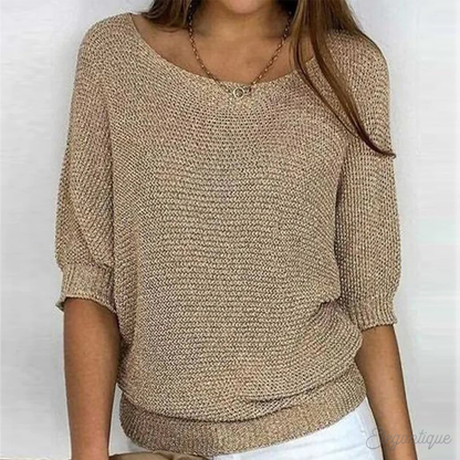 TINATII | Pullover Summer Breeze – Leichter Strickpullover für Damen