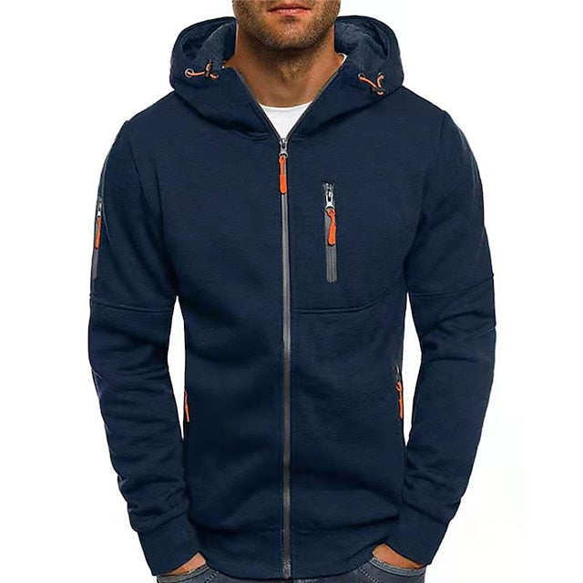 TINATII | Komfortabler Herren Zip-Up Hoodie