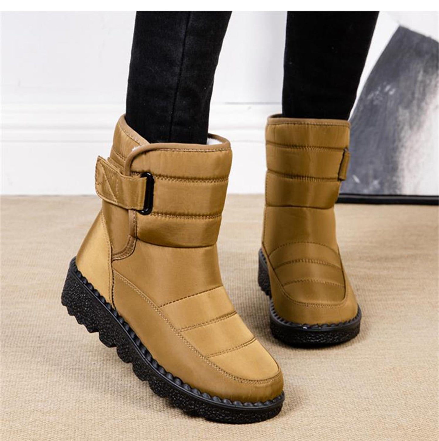 TINATII | Wasserdichte, Rutschfeste & Gepolsterte Baumwollstiefel für Damen