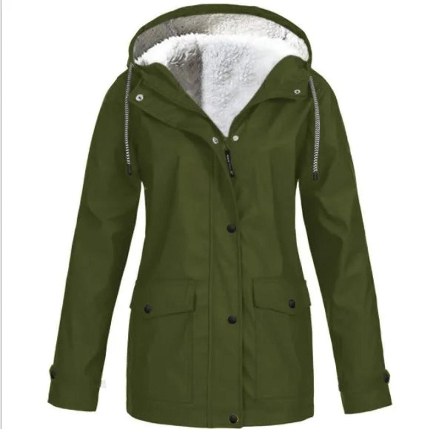 TINATII | Wind- und wasserdichte Outdoor Jacke mit Fleece-Futter für Damen