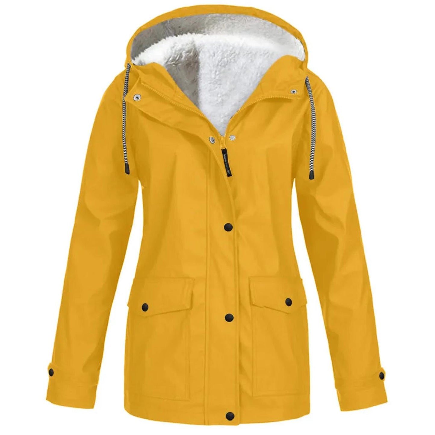 TINATII | Wind- und wasserdichte Outdoor Jacke mit Fleece-Futter für Damen