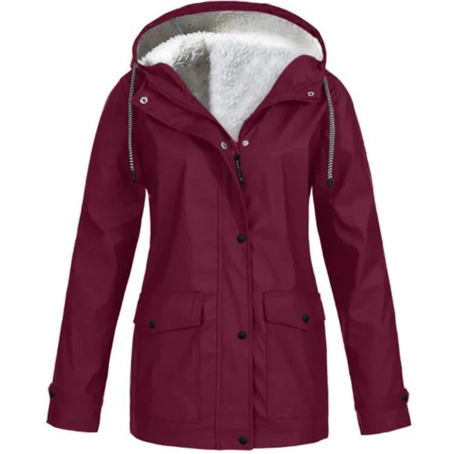 TINATII | Wind- und wasserdichte Outdoor-Jacke mit Fleece-Futter