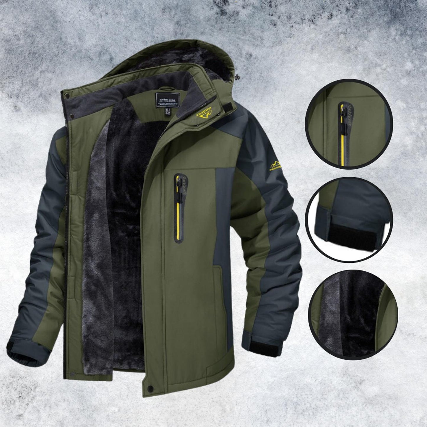 TINATII | Winddichte Outdoor-Jacke für Herren