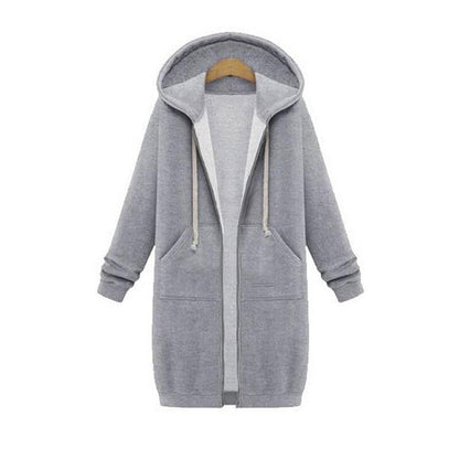 TINATII | Winter Zip-Up Sweatshirt aus Polyester – Bequem & Stilvoll