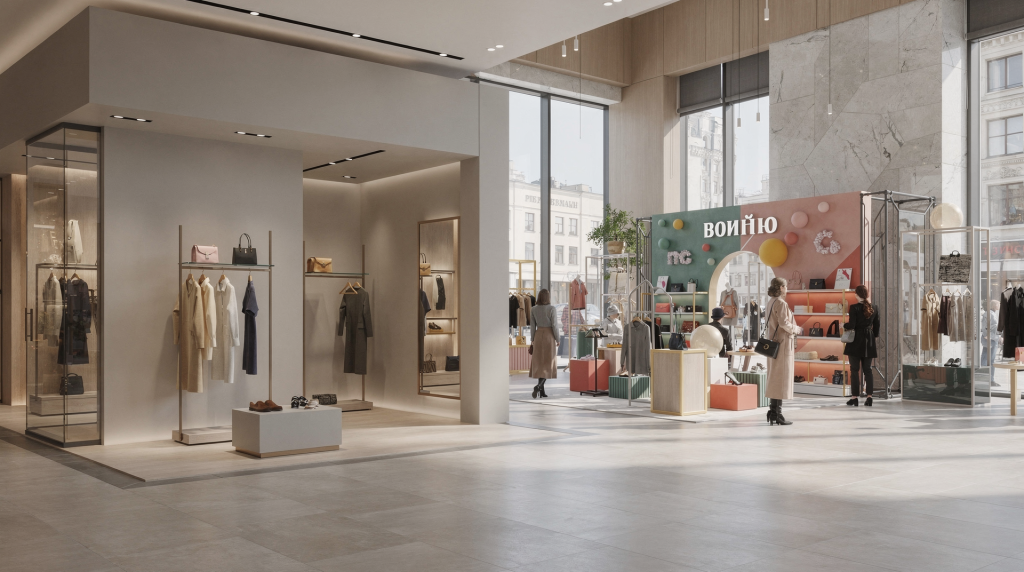 Форматы fashion-пространств: корнер, шоурум, pop-up, флагманский магазин